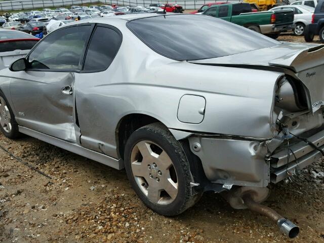 2G1WL15C079355978 - 2007 CHEVROLET MONTE CARL SILVER photo 10