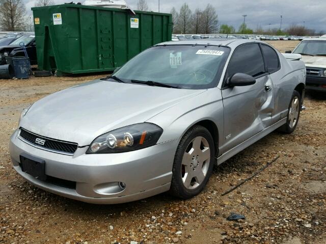 2G1WL15C079355978 - 2007 CHEVROLET MONTE CARL SILVER photo 2