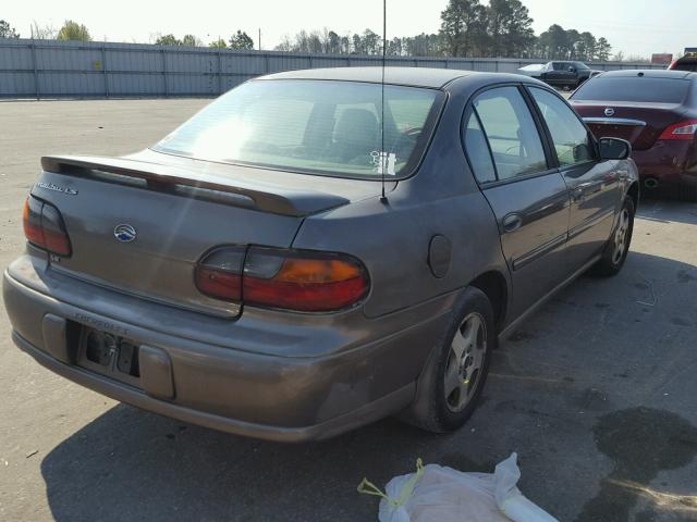 1G1NE52J72M647588 - 2002 CHEVROLET MALIBU LS BROWN photo 4