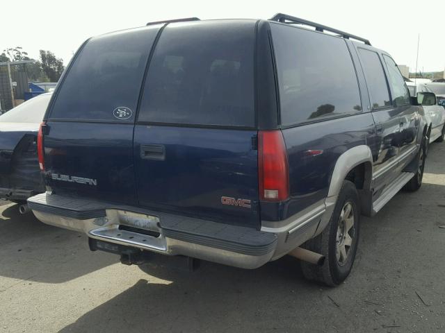 1GKFK16R3XJ740859 - 1999 GMC SUBURBAN K BLUE photo 4