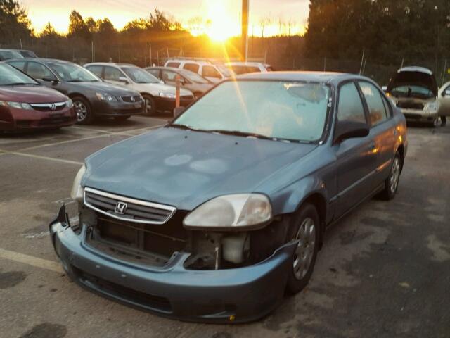 2HGEJ661XYH566729 - 2000 HONDA CIVIC BASE 青色 照片 2