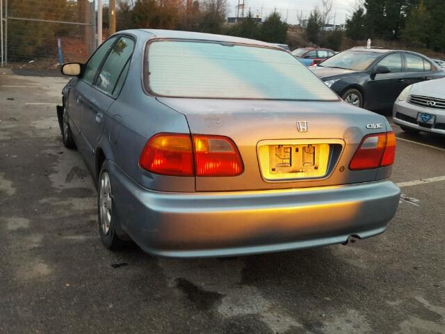 2HGEJ661XYH566729 - 2000 HONDA CIVIC BASE 青色 照片 3