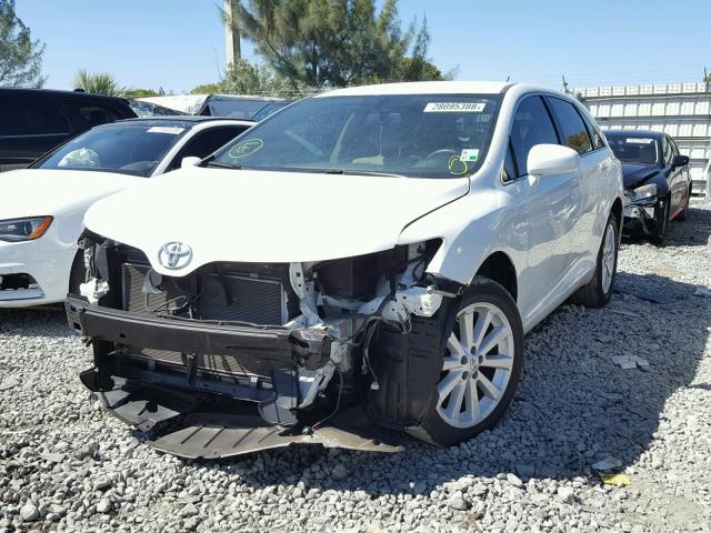 4T3ZA3BBXCU062400 - 2012 TOYOTA VENZA LE WHITE photo 2