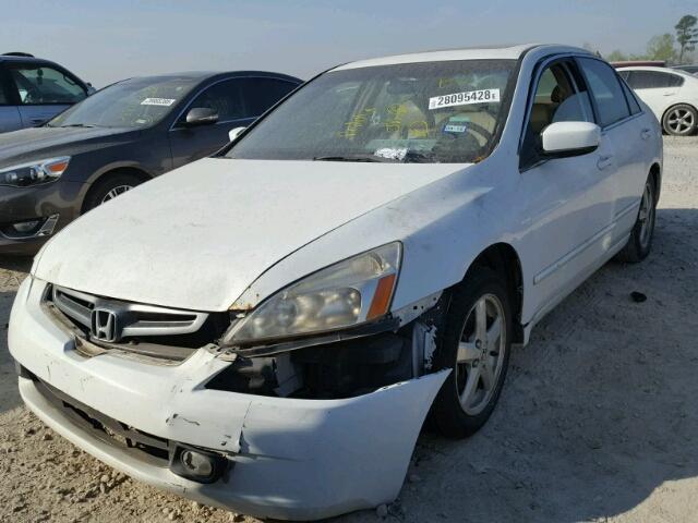 JHMCM56834C010620 - 2004 HONDA ACCORD EX WHITE photo 2