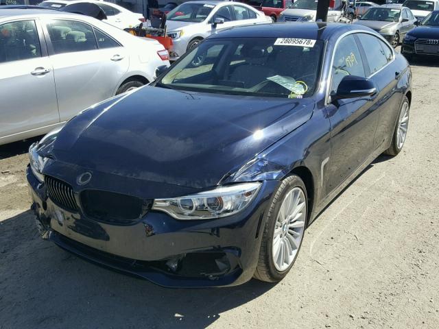 WBA4A5C55FG051705 - 2015 BMW 428 I BLUE photo 2