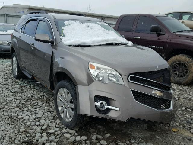 2CNFLNEY9A6265825 - 2010 CHEVROLET EQUINOX LT GRAY photo 1