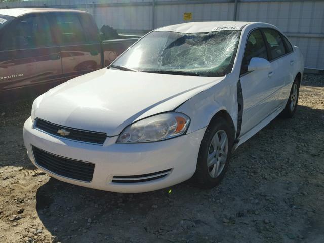 2G1WB57K791256428 - 2009 CHEVROLET IMPALA LS WHITE photo 2