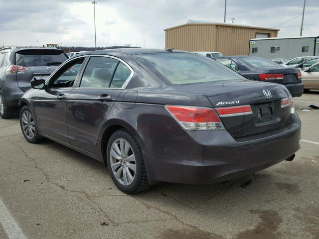 1HGCP2F83BA037589 - 2011 HONDA ACCORD EXL CHARCOAL photo 3