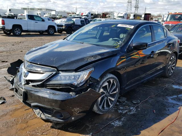 19UDE2F80HA008697 - 2017 ACURA ILX PREMIU BLACK photo 2