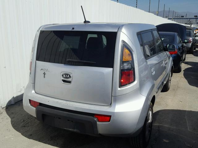 KNDJT2A20A7030079 - 2010 KIA SOUL + SILVER photo 4