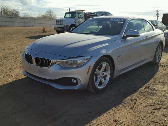 WBA3V5C51FP751611 - 2015 BMW 428 I SILVER photo 2