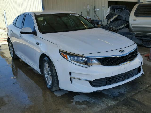 5XXGT4L39GG040332 - 2016 KIA OPTIMA LX WHITE photo 1