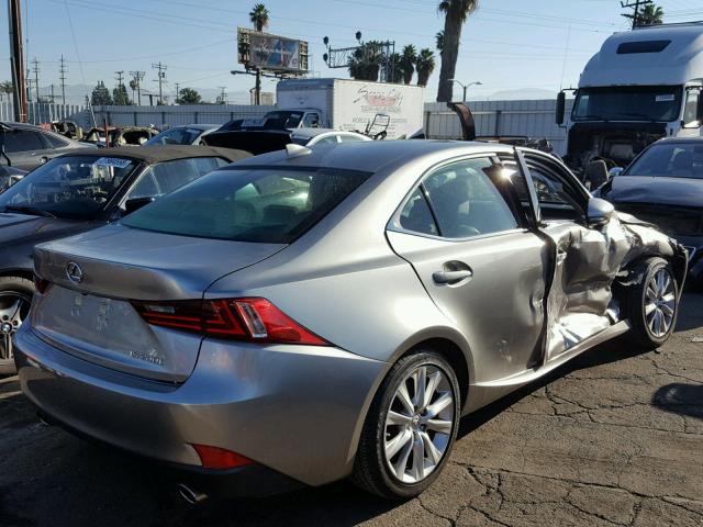 JTHBA1D27G5033709 - 2016 LEXUS IS 200T GRAY photo 4