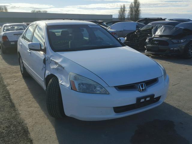 1HGCM56495A038693 - 2005 HONDA ACCORD LX WHITE photo 1