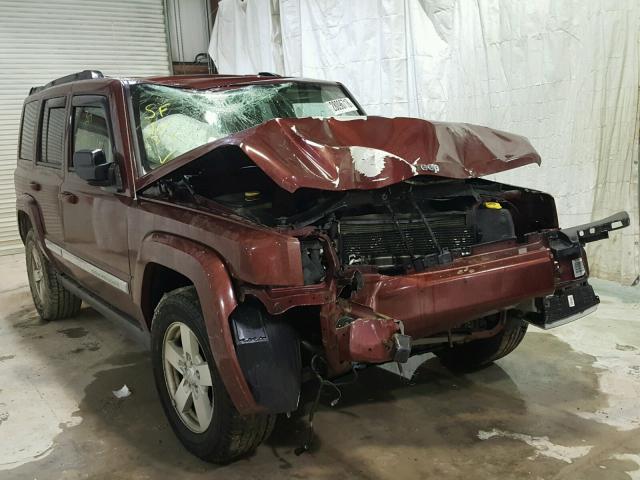 1J8HG48K37C527656 - 2007 JEEP COMMANDER RED photo 1