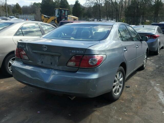 JTHBF30G720077472 - 2002 LEXUS ES 300 BLUE photo 4