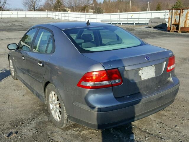 YS3FB49S031036813 - 2003 SAAB 9-3 LINEAR GRAY photo 3