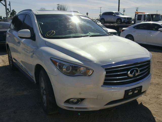 5N1AL0MN5EC548689 - 2014 INFINITI QX60 WHITE photo 1