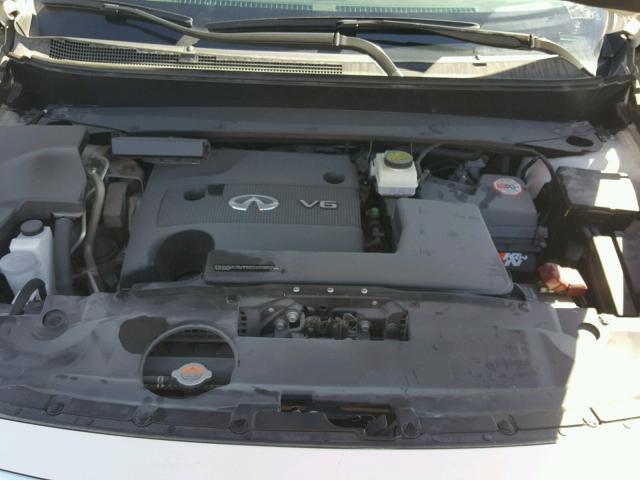 5N1AL0MN5EC548689 - 2014 INFINITI QX60 WHITE photo 7