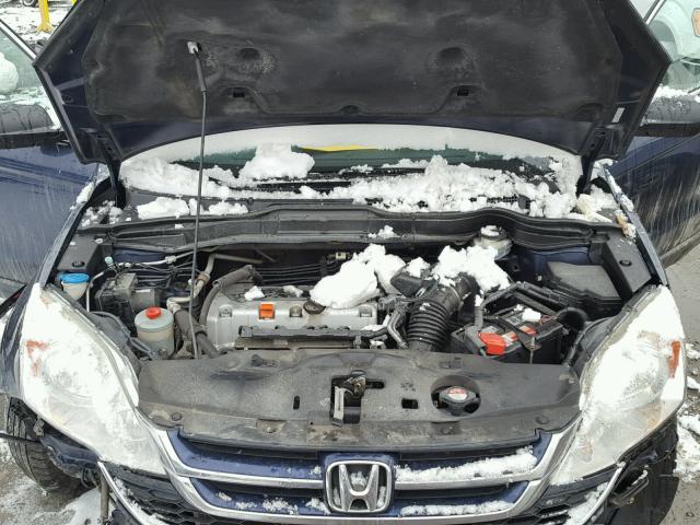 5J6RE4H50AL067806 - 2010 HONDA CR-V EX BLUE photo 7