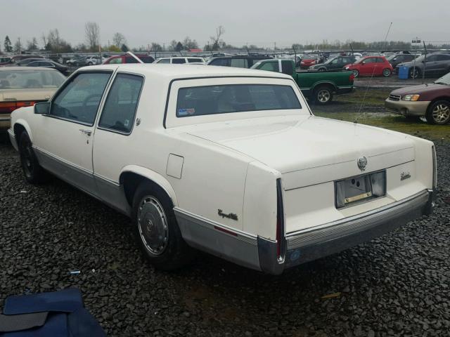 1G6CD1337L4356023 - 1990 CADILLAC DEVILLE WHITE photo 3