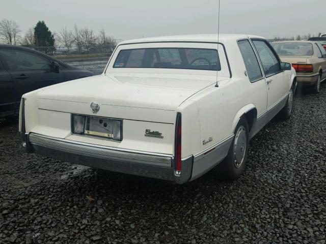 1G6CD1337L4356023 - 1990 CADILLAC DEVILLE WHITE photo 4