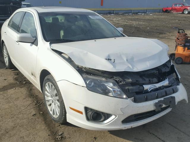 3FADP0L32AR211453 - 2010 FORD FUSION HYB WHITE photo 1