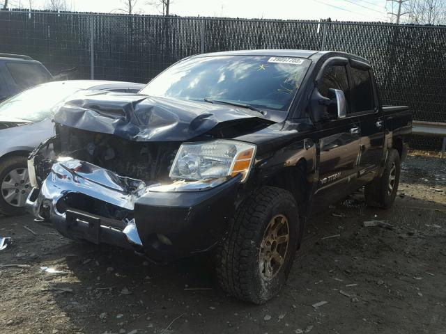 1N6BA07B17N229942 - 2007 NISSAN TITAN XE BLACK photo 2