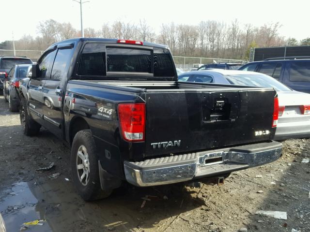 1N6BA07B17N229942 - 2007 NISSAN TITAN XE BLACK photo 3