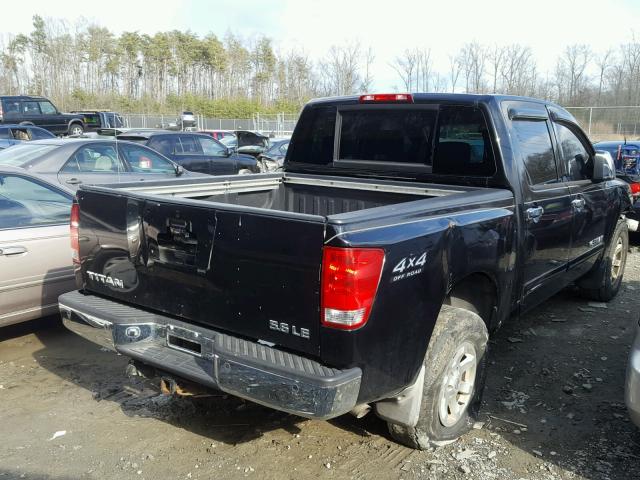 1N6BA07B17N229942 - 2007 NISSAN TITAN XE BLACK photo 4