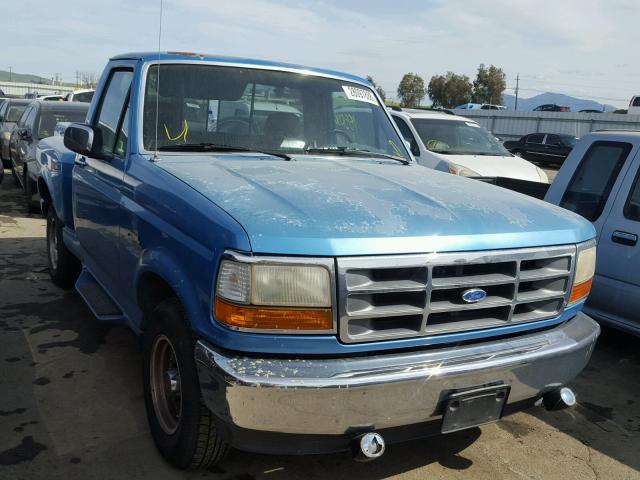 1FTCF15Y5PKA91619 - 1993 FORD F150 BLUE photo 1