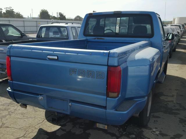 1FTCF15Y5PKA91619 - 1993 FORD F150 BLUE photo 4