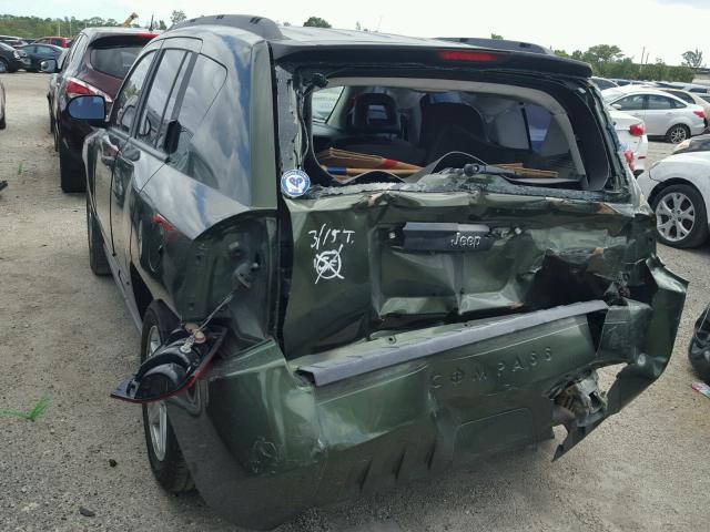 1J4FT47A59D187596 - 2009 JEEP COMPASS SP GREEN photo 3