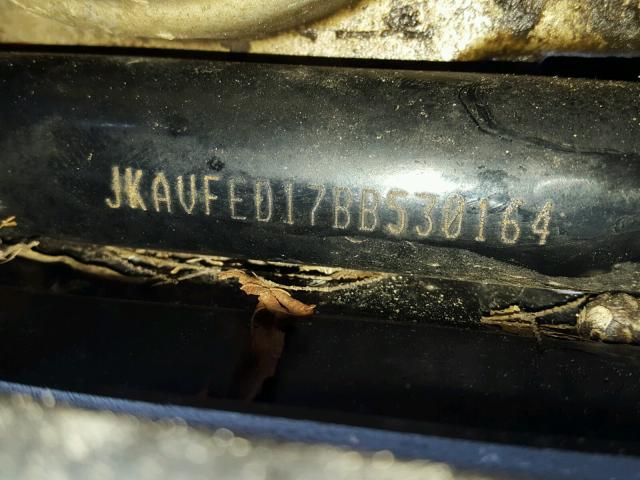 JKAVFED17BB530164 - 2011 KAWASAKI KVF650 D BLUE photo 10