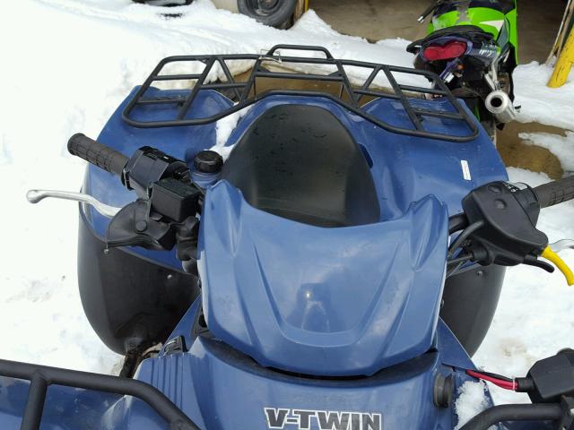 JKAVFED17BB530164 - 2011 KAWASAKI KVF650 D BLUE photo 6