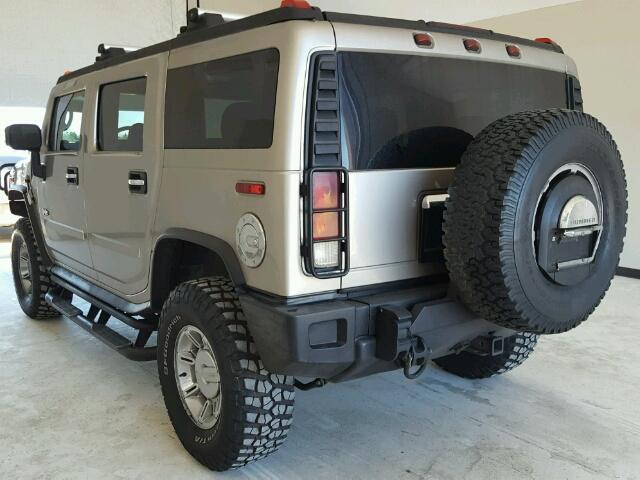 5GRGN23U05H103873 - 2005 HUMMER H2 TAN photo 3