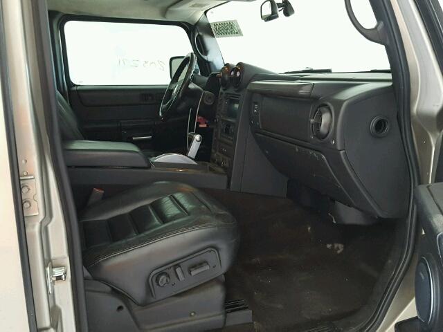 5GRGN23U05H103873 - 2005 HUMMER H2 Qəhvəyi foto 5