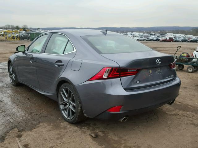 JTHCE1D27E5004491 - 2014 LEXUS IS 350 GRAY photo 3