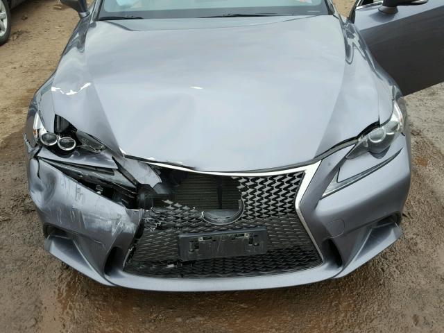 JTHCE1D27E5004491 - 2014 LEXUS IS 350 GRAY photo 7