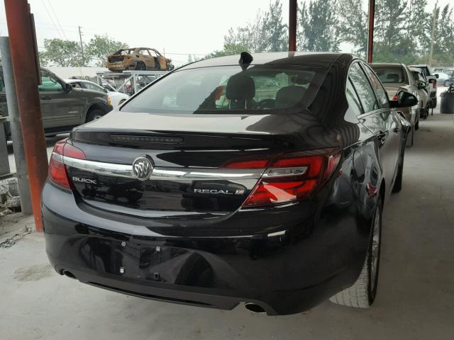 2G4GK5EX8G9167066 - 2016 BUICK REGAL BLACK photo 4