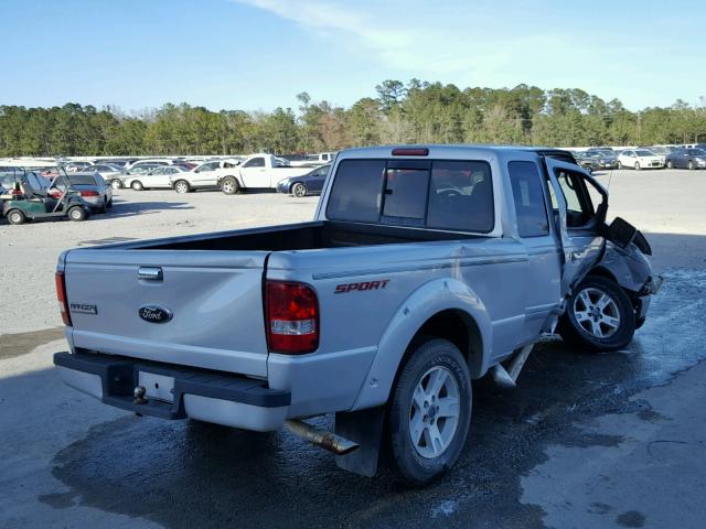 1FTYR44U86PA59200 - 2006 FORD RANGER SUP SILVER photo 4