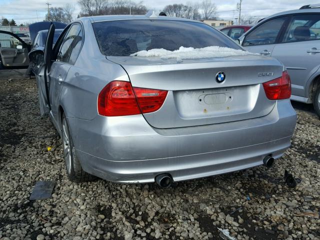 WBAPL33509A404743 - 2009 BMW 335 XI SILVER photo 3