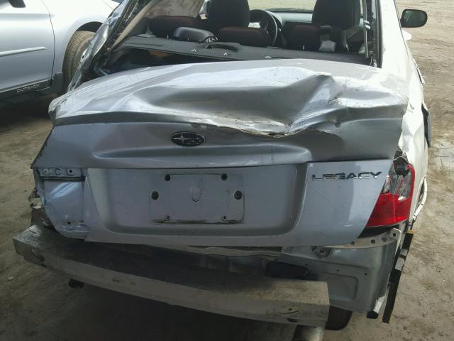 4S3BL626967219091 - 2006 SUBARU LEGACY 2.5 SILVER photo 9