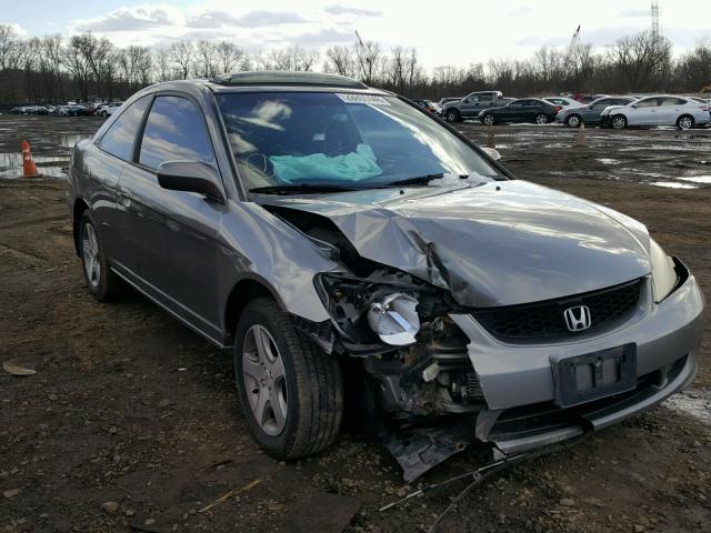 1HGEM22925L015933 - 2005 HONDA CIVIC EX ნაცრისფერი ფოტო 1
