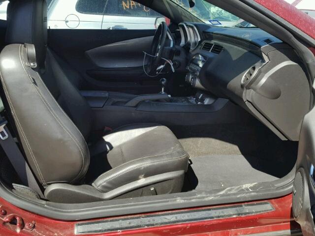 2G1FT1EW4A9222271 - 2010 CHEVROLET CAMARO SS Burdeos foto 5