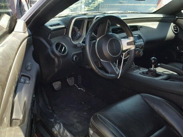 2G1FT1EW4A9222271 - 2010 CHEVROLET CAMARO SS Burdeos foto 9