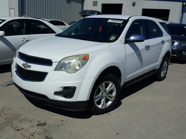 2GNALBEC8B1255584 - 2011 CHEVROLET EQUINOX LS WHITE photo 2