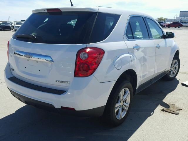 2GNALBEC8B1255584 - 2011 CHEVROLET EQUINOX LS WHITE photo 4