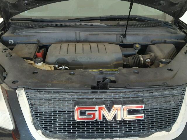 1GKER137X8J142084 - 2008 GMC ACADIA SLE BLACK photo 7