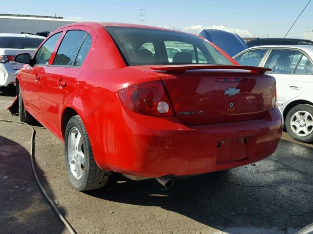 1G1AL55F567617859 - 2006 CHEVROLET COBALT LT RED photo 3